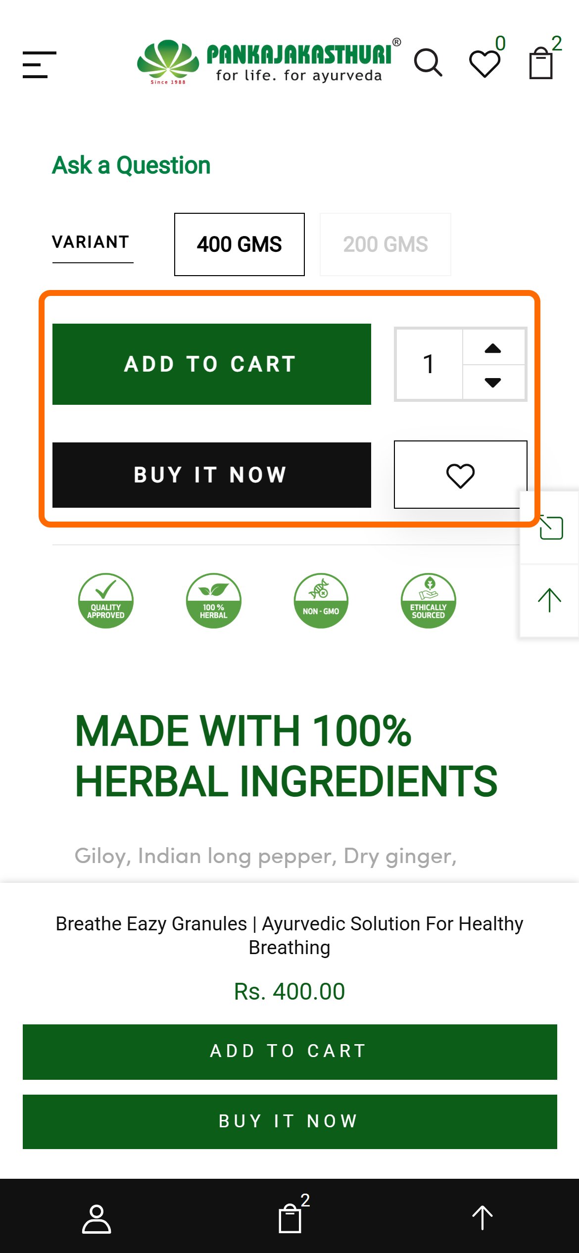 Pankajakasthuri Herbals - Mobile