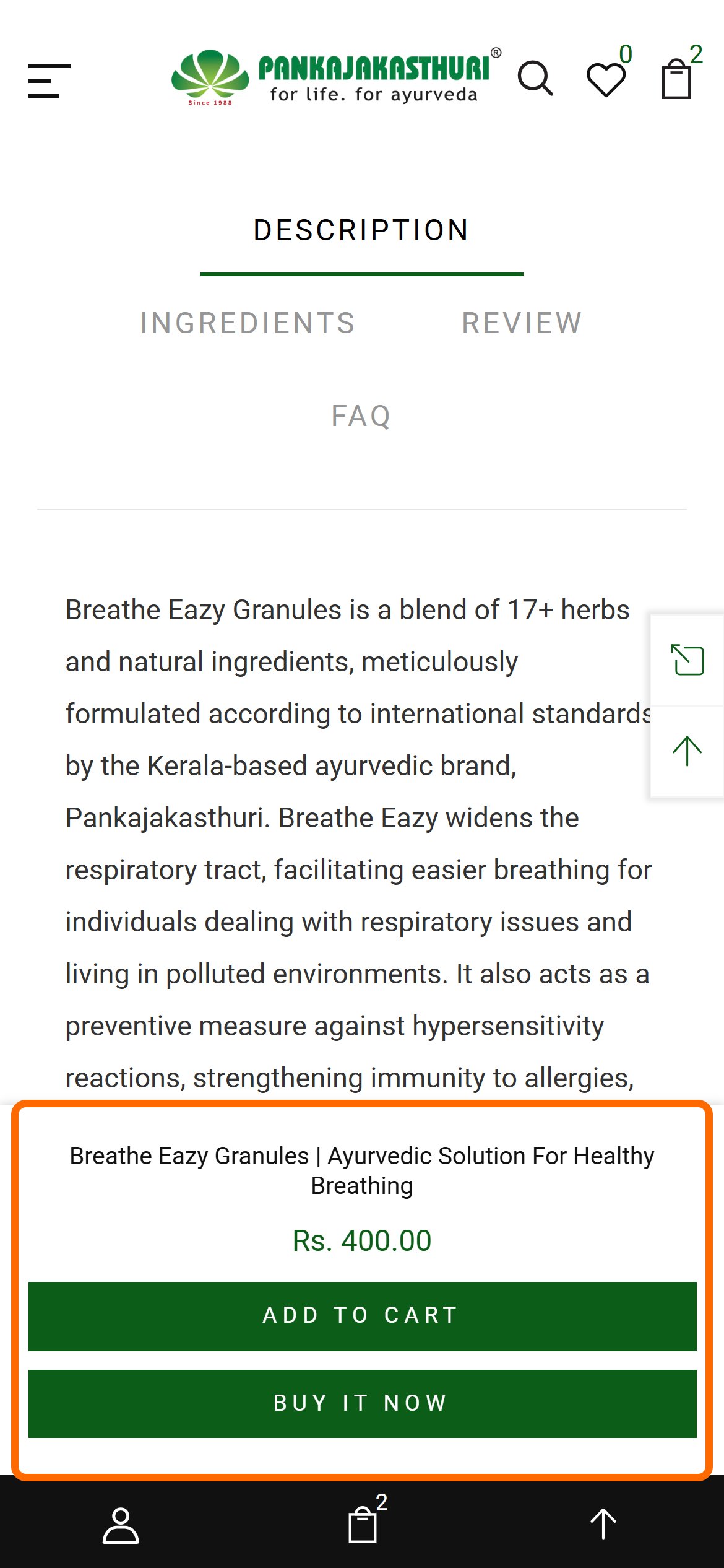 Pankajakasthuri Herbals - Mobile
