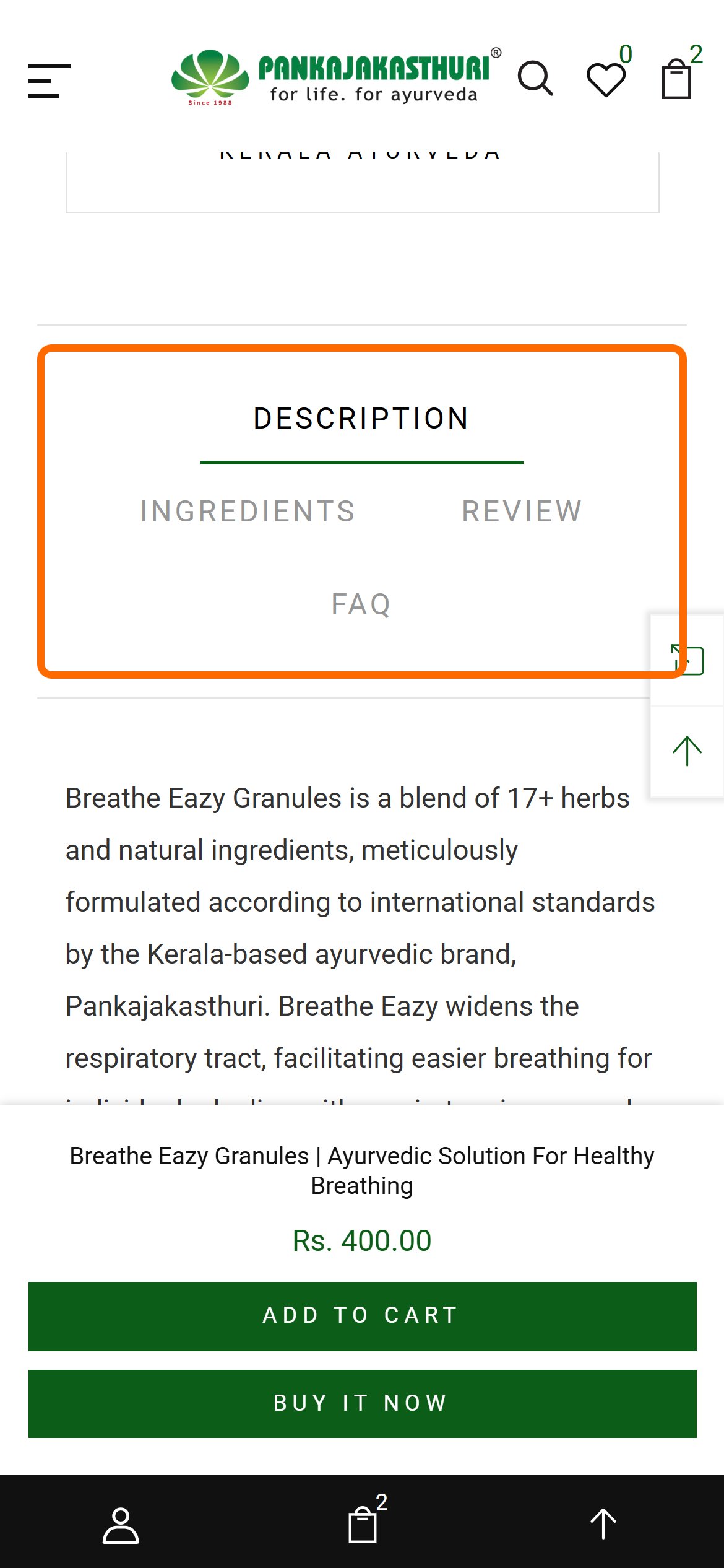 Pankajakasthuri Herbals - Mobile